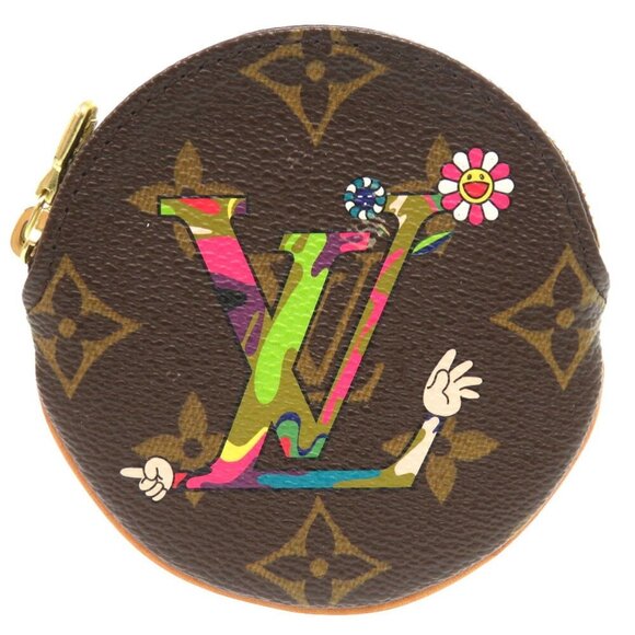 LOUIS VUITTON Monogram Takashi Murakami Coin Case 0358 - Picture 1 of 9
